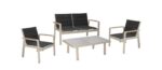 Nofi 2.0-2 Lounge Set Ανθρακί (3801150)