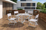Clint/D5 Dining Set Λευκό - Image 2