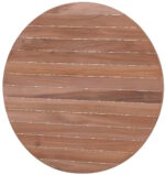 Meza-Φ70cm Επιφάνεια Ξύλο Teak