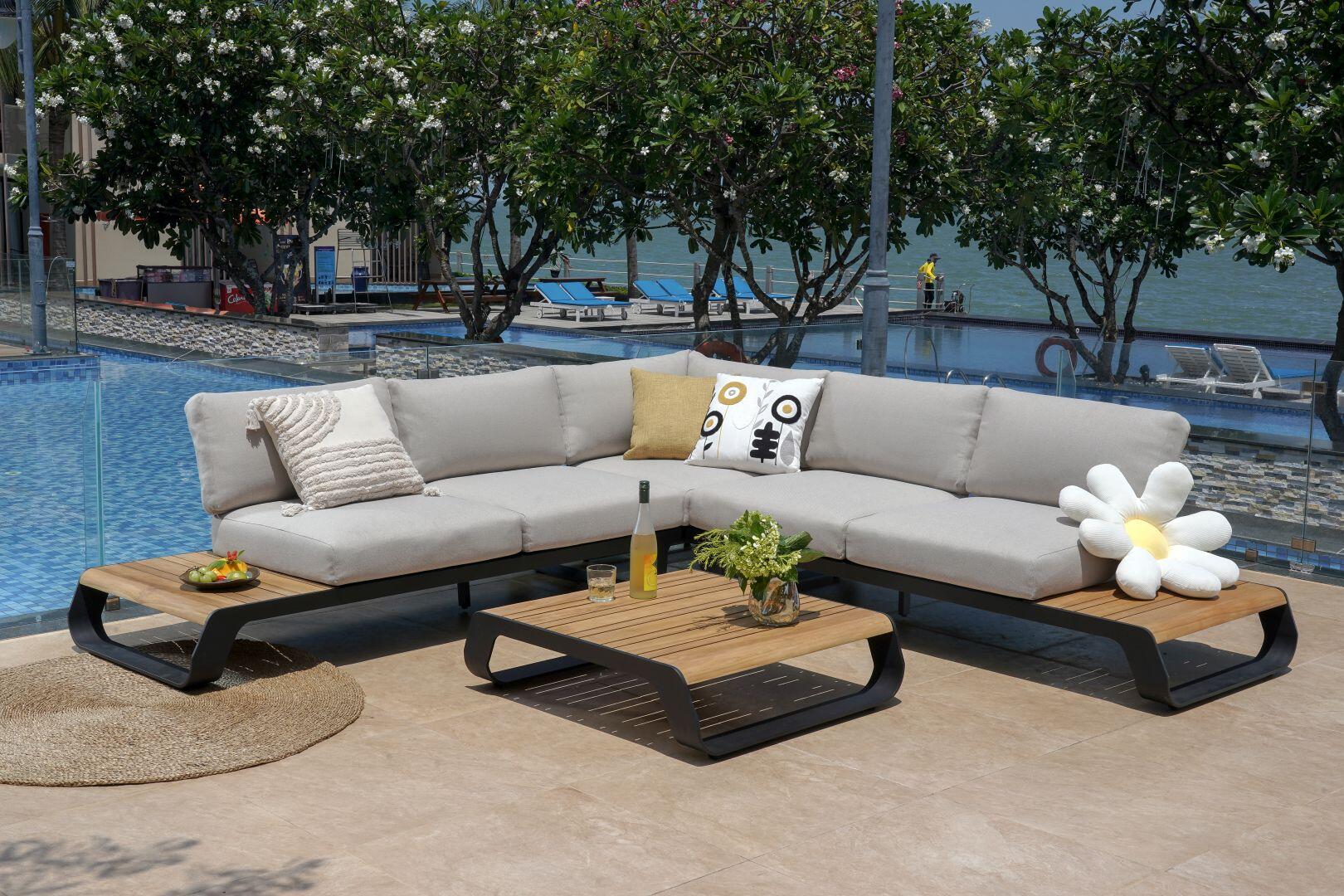 01-00-2668 Palm/C Lounge Corner Set - Image 1