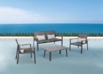 Aspen-2/Ανθρακί Lounge Set