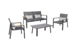 Aspen-2/Ανθρακί Lounge Set - Image 2