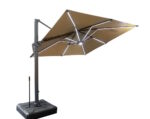 Roma/C DELUXE 3x3m, Γωνιακή Ομπρέλα Αλουμινίου - Image 2