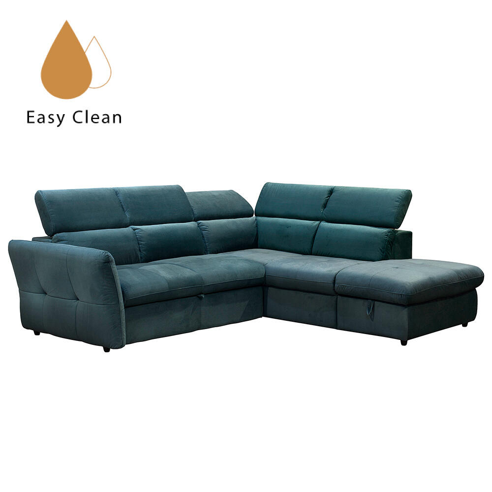 01-2596-0keXX-first-_1 Monserat Καναπες Κρεβατι Γωνια Δεξια Petrol 254x224x90cm - Image 1