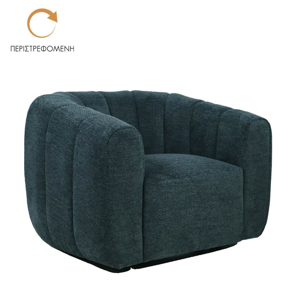 01-3283-YcZ5z-first-_1 Ascot Πολυθρονα Περιστρεφομενη Water Green 99x83.5x72.5cm - Image 1