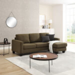 Senso Καναπες Γωνια Αναστρεψιμη Λαδι Γκρι 217x143x86cm - Image 2