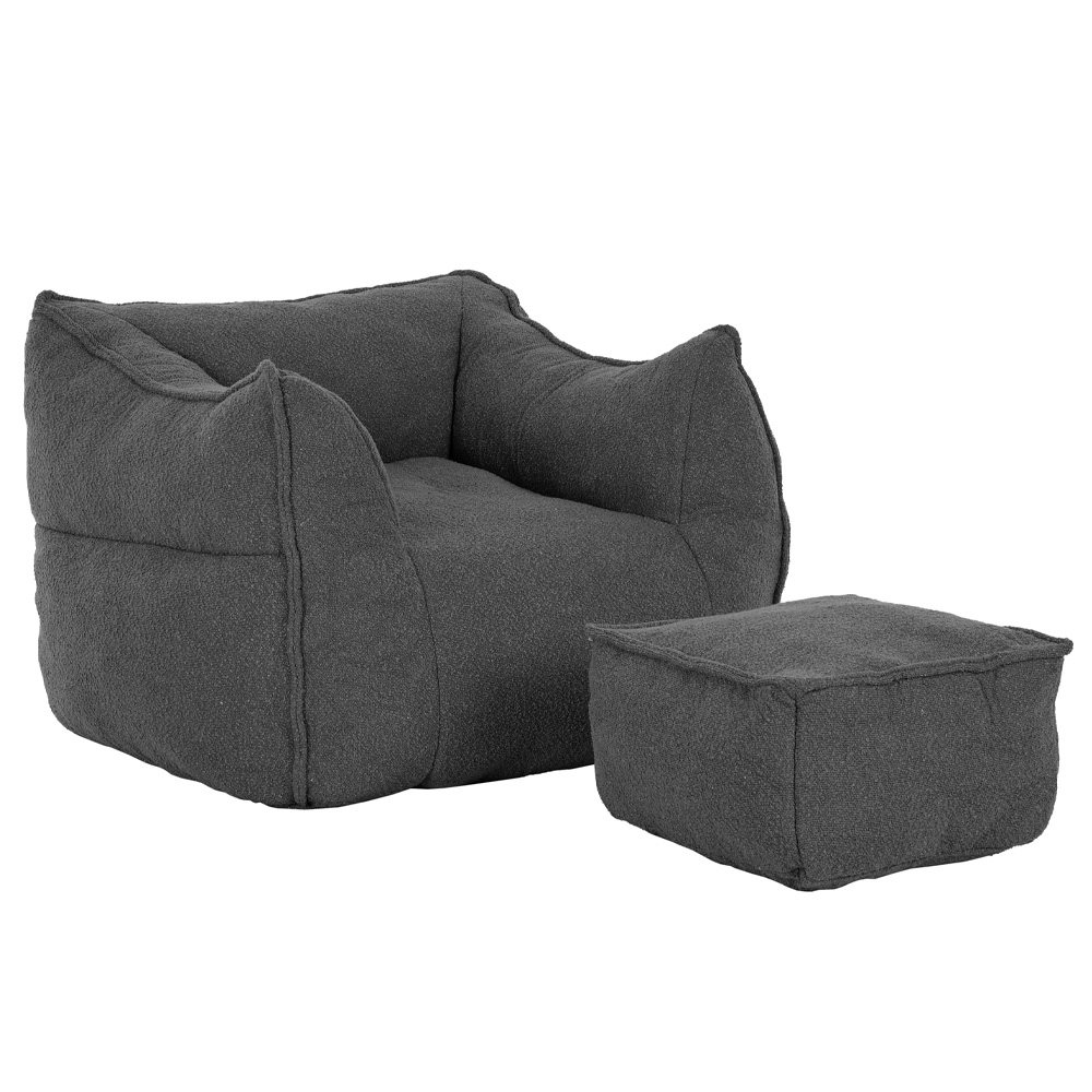 01-3388-gnmQK-first-_1 Sponge Πολυθρονα Set Γκρι Σκουρο 95x102x73cm - Image 1