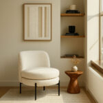 Cesta Πολυθρονα Cream 70x71x71.5cm - Image 2