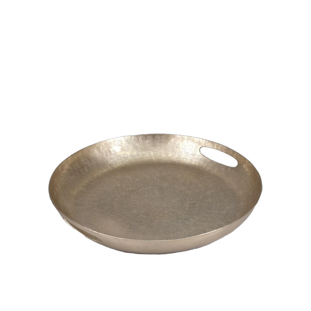014928-5SeVh-first-_1 Oscar Δισκος Διακοσμησης 40x40x6cm Αλουμινιο Σαμπανι - Image 1
