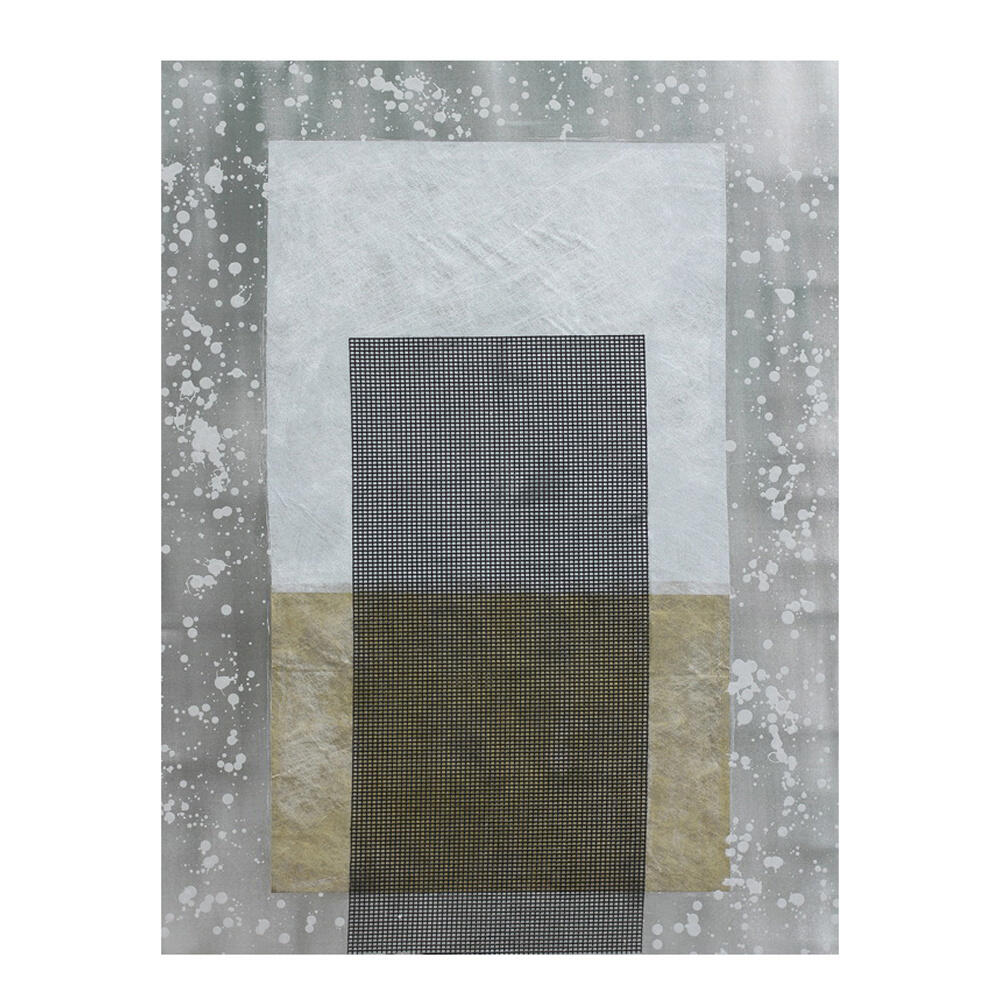 015114-apv1v-first- Abstract Πινακας Διακοσμησης 76x100x4cm Καμβας Γκρι Ασημι Ξυλο Χρυσο - Image 1