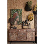 Jungle Lady Πινακας Διακοσμησης 76x100x4cm Καμβας Πολυχρωμο Ξυλο - Image 3