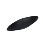 Boat Μπωλ Διακοσμησης 49x20x5cm Αλουμινιο Μαυρο