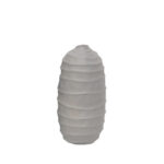 Cemento Βαζο 13x13x26cm Κεραμικο Γκρι