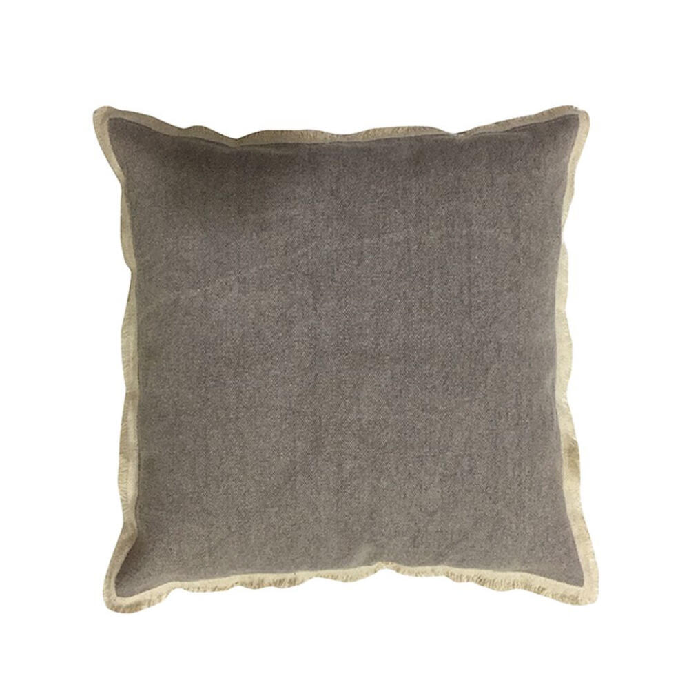 017328-3h0aj-first-_1 Libell 2 Διακοσμητικο Μαξιλαρι 45x45cm Υφασμα Γκρι Μπεζ - Image 1