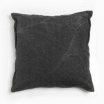 Rock 1 Διακοσμητικο Μαξιλαρι 45x45cm Υφασμα Ανθρακι
