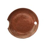 Rond Πιατελα Διακοσμησης 38x38x5cm Κεραμικο Terracotta
