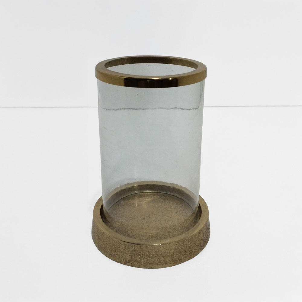 017600-8RkJP-first-_1 Titul Βαση Ρεσω 16x16x22cm Αλουμινιο Χρυσο Γυαλι - Image 1