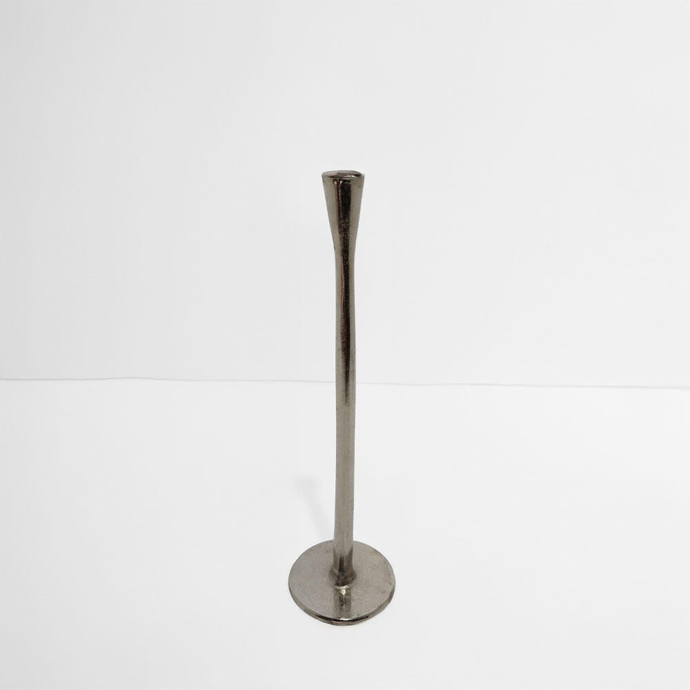 017604-Z3bLZ-first-_1 Stella Κηροπηγιο 11x11x42cm Αλουμινιο Ασημι - Image 1