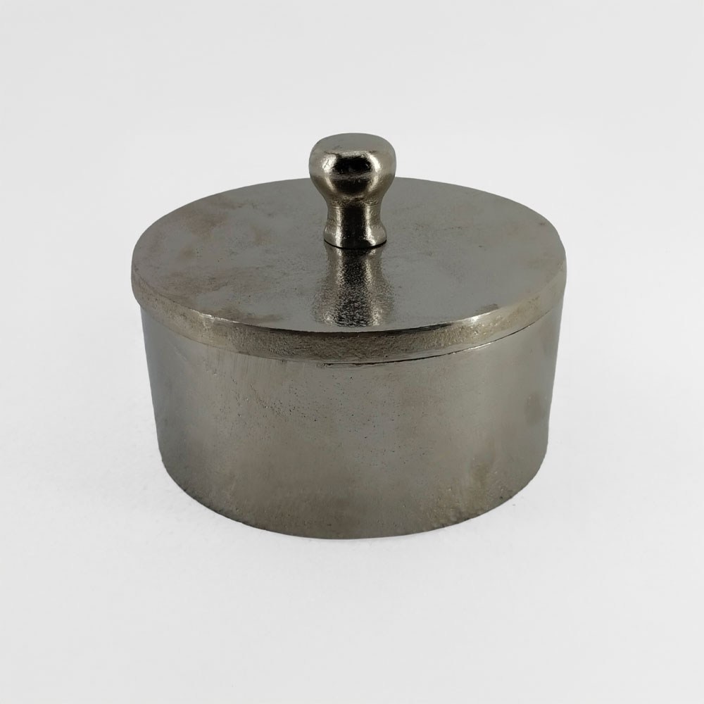017659-eWyL8-first-_1 Boite Κουτι Αποθηκευσης 14x14x10cm Αλουμινιο Ασημι - Image 1