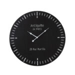 Zeit Ρολοϊ Τοιχου 60x60x5cm MDF Μαυρο