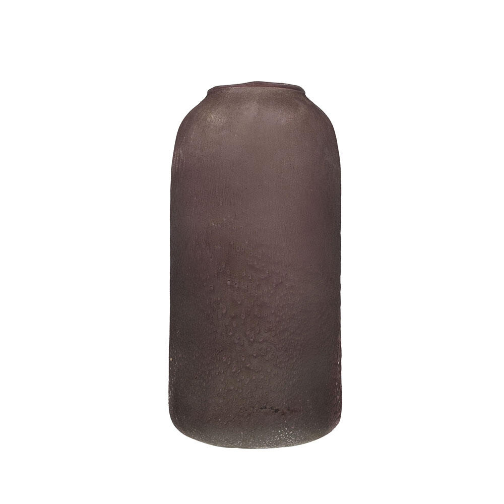 018132-af0dm-first- Berry Βαζο 12x12x25cm Γυαλι Κοκκινο - Image 1