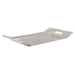 Offro Δισκος Διακοσμησης 37x20x4cm Αλουμινιο Ασημι - Image 2