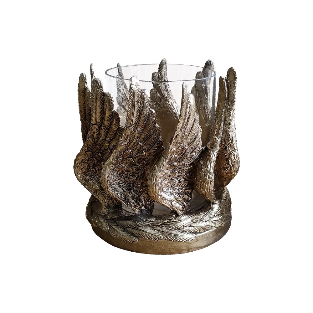 018539-qttZM-first-_1 Vole Βαση Ρεσω 15x15x18cm Polyresin Χρυσο - Image 1