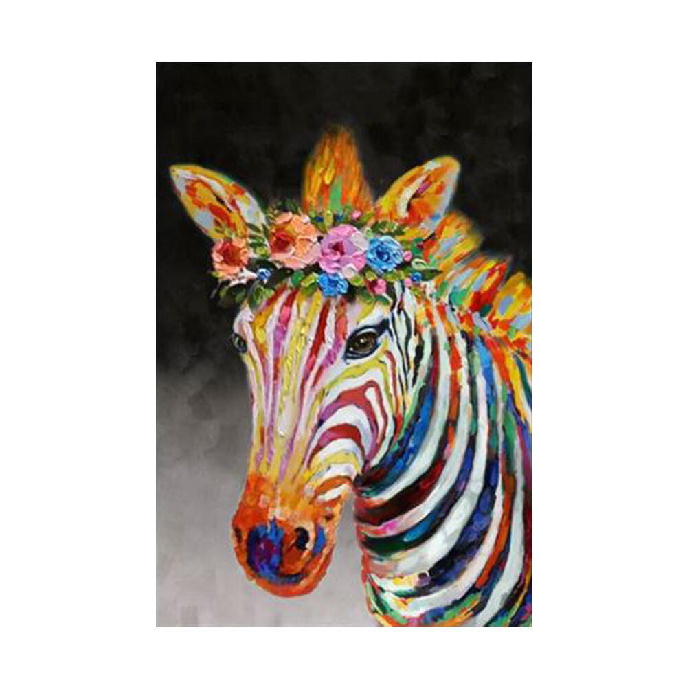 018828-mx9cd-first-_1 Zebra Πινακας Διακοσμησης 80x120x4cm Καμβας Πολυχρωμο - Image 1