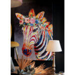 Zebra Πινακας Διακοσμησης 80x120x4cm Καμβας Πολυχρωμο - Image 2