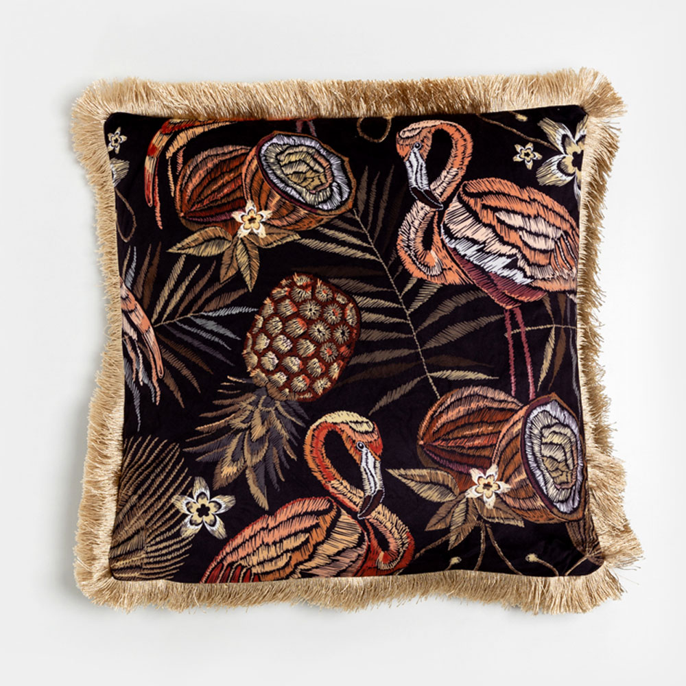 018897-siuEX-first-_1 Flamingo Διακοσμητικο Μαξιλαρι 45x45cm Υφασμα Πολυχρωμο - Image 1