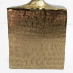 Flasche Βαζο 18x9x28cm Αλουμινιο Χρυσο - Image 3