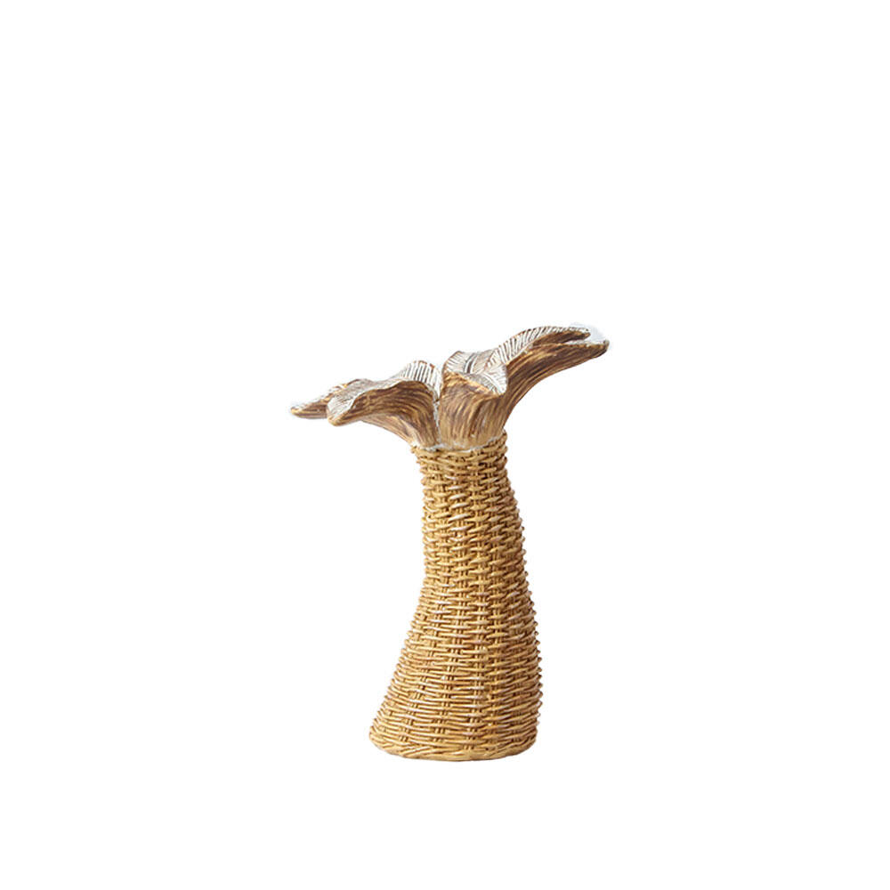 019766-SVOkH-first-_1 Ginko 1 Κηροπηγιο 16x13x19cm Polyresin Φυσικο - Image 1