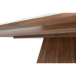 Totem Τραπεζι Καρυδι Λευκο Με Οψη Μαρμαρου 120x120x76cm - Image 10