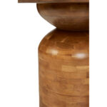 Cupola Τραπεζι Καρυδι 130x130x77cm - Image 4