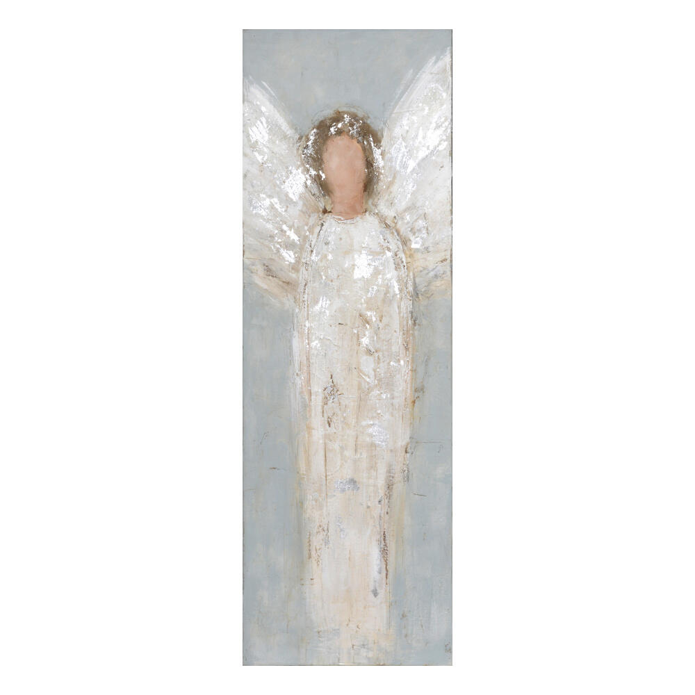 020050-nk4aG-first-_1 Angelo Πινακας Διακοσμησης 50x150x3cm Καμβας Γκρι Λευκο Ξυλο - Image 1