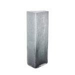 Gravir Grey Βαζο 16x12x44cm Γυαλι Γκρι - Image 3