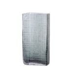 Gravir Grey Βαζο 16x12x33cm Γυαλι Γκρι - Image 3
