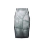 Roche Grey Βαζο 17x13x31cm Γυαλι Γκρι