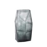 Roche Grey Βαζο 17x13x31cm Γυαλι Γκρι - Image 4