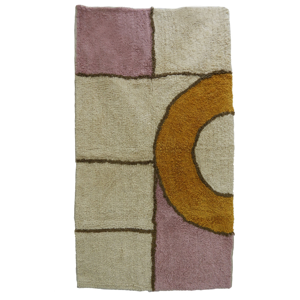 020490-FUdfY-first-_1 Geometric Χαλακι 60x90cm Βαμβακι Πολυχρωμο - Image 1