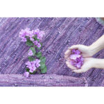 Plum Χαλι Διαδρομου 70x150cm Δερμα Μωβ - Image 2