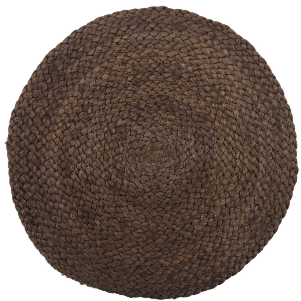 020544-WZY5S-first-_1 Rondo Χαλακι 120x120cm Γιουτα Καφε - Image 1