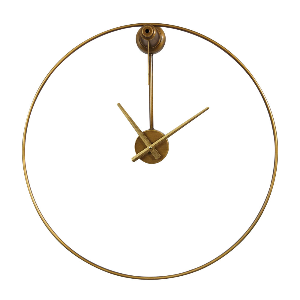 020600-usokz-first- Ciclo Ρολοϊ Τοιχου 60x60x10cm Μεταλλο Χρυσο - Image 1