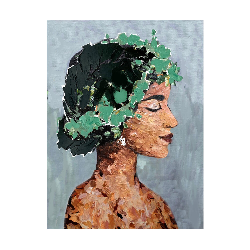 020666-wNU91-first-_1 Spring Lady Πινακας Διακοσμησης 60x80x4cm Καμβας Πολυχρωμο - Image 1