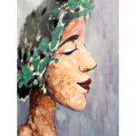 Spring Lady Πινακας Διακοσμησης 60x80x4cm Καμβας Πολυχρωμο - Image 2