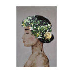 Spring Lady Πινακας Διακοσμησης 60x80x4cm Καμβας Πολυχρωμο
