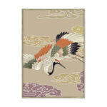 Cranes In Color Πινακας Διακοσμησης 70x100x5cm Καμβας Πολυχρωμο Ξυλο