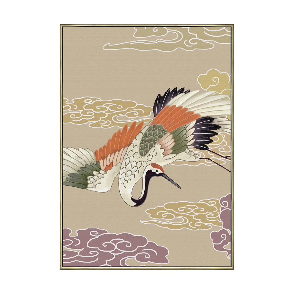 020679-WcdNz-first-_1 Cranes In Color Πινακας Διακοσμησης 70x100x5cm Καμβας Πολυχρωμο Ξυλο - Image 1