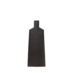 Lui Βαζο 11x4x33cm Κεραμικο Ανθρακι Ματ