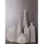 Lui Βαζο 11x4x33cm Κεραμικο Γκρι Ματ - Image 3